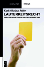 Lauterkeitsrecht (de Gruyter Studium) Cover Image