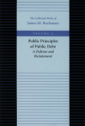 Public Principles of Public Debt (Collected Works of James M. Buchanan #2) Cover Image