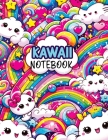 Kawaii Notebook: Composition Notebook for Kids with Dotted Midline and Picture Space Writing Paper, Perfect for Primary Journals in Gra Cover Image