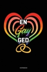 Engayged: Liniertes Notizbuch A5 - Homosexuell Hochzeit Gay Pride LGBT Notizbuch I Lesbisch Bisexuell Transgender Lesben CSD Ges By Lgbt Publishing Cover Image
