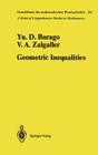 Geometric Inequalities (Grundlehren Der Mathematischen Wissenschaften #285) Cover Image