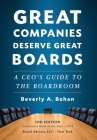 Great Companies Deserve Great Boards By Beverly Behan Cover Image