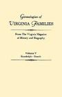 Genealogies of Virginia Families from the Virginia Magazine of History and Biography. in Five Volumes. Volume V: Randolph - Zouch By Virginia Magazine of History and Biograp (Editor) Cover Image