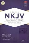 NKJV Super Giant Print Reference Bible, Purple LeatherTouch Cover Image