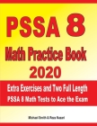 PSSA 8 Math Practice Book 2020: Extra Exercises and Two Full Length PSSA Math Tests to Ace the Exam Cover Image