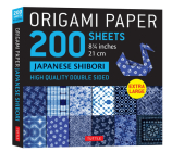 Origami Paper 200 Sheets Japanese Shibori 8 1/4 (21 CM): Extra Large Tuttle Origami Paper: Double-Sided Sheets (12 Designs & Instructions for 6 Projec By Tuttle Publishing (Editor) Cover Image