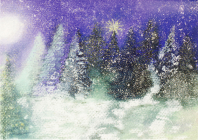 Silent Night Deluxe Boxed Holiday Cards  Cover Image