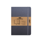 Moustachine Classic Linen Large Grey Ruled Hardcover By Moustachine (Designed by) Cover Image