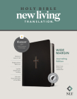 NLT Wide Margin Bible, Filament Enabled Edition (Red Letter, Hardcover Leatherlike, Black Cross, Indexed) Cover Image