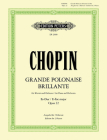 Grande Polonaise Brillante in E Flat Op. 22 for Piano and Orchestra: Edition for 2 Pianos (Edition Peters) By Fryderyk Chopin (Composer), Adolf Ruthardt (Composer) Cover Image
