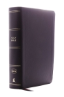 NKJV, Single-Column Reference Bible, Genuine Leather, Black, Red Letter Edition, Comfort Print Cover Image