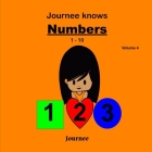 Journee Knows Numbers 1-10 Volume 4: A Fun Picture Book for Kids Ages 1-5 Year Old's - Learning To Count, Numbers 1 to 10 Theme. By S. K. Jackson Cover Image