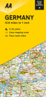 Road Map Germany (Road Map Europe) By AA Publishing Cover Image