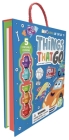 Things That Go: On-the-Go Coloring Kit with Stackable Crayons Cover Image