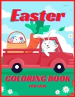 Easter Coloring Book For Kids Ages 4-8: Easter Coloring Book for Kids and Toddlers Easter Coloring Book Easter Coloring Book By Nazrul Books Publishing Cover Image