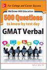 McGraw-Hill Education 500 GMAT Verbal Questions to Know by Test Day Cover Image