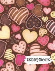Sketchbook: Chocolate Heart Fun Framed Drawing Paper Notebook By Sparks Sketches Cover Image