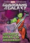 Guardians of the Galaxy: Gamora's Galactic Showdown (Mighty Marvel Chapter Books) By Brandon T. Snider, Pascale Qualano (Illustrator), Chris Sotomayor (Illustrator) Cover Image