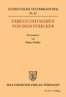 Fabeln und Mären von dem Stricker (Altdeutsche Textbibliothek #35) Cover Image