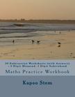 30 Subtraction Worksheets (with Answers) - 3 Digit Minuend, 1 Digit Subtrahend: Maths Practice Workbook By Kapoo Stem Cover Image
