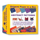 Origami Paper in a Box - Abstract Patterns: 192 Sheets of Tuttle Origami Paper: 6x6 Inch Origami Paper Printed with 10 Different Patterns: 32-Page Ins Cover Image