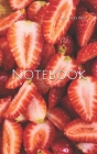 Notebook: Strawberry Red Diet Healthy Eating Cover Image