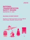 Railroad Accident Report: Derailment of CSX Transportation Coal Train V986-26 at Bloomington, Maryland, January 30, 2000 By National Transportation Safety Board Cover Image