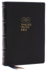 Timeless Truths Bible: One Faith. Handed Down. for All the Saints. (Net, Black Genuine Leather, Comfort Print) By Matthew Z. Capps (Editor), Thomas Nelson Cover Image