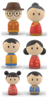 Wooden Asian Family Toy Set Cover Image