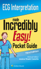 ECG Interpretation: An Incredibly Easy Pocket Guide (Incredibly Easy! Series®) Cover Image