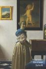 Johannes Vermeer Schrift: Staande Virginaalspeelster - Artistiek Dagboek Voor Aantekeningen - Stijlvol Notitieboek - Ideaal Voor School, Studie, By Studio Landro Cover Image