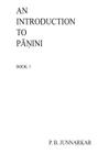 An Introduction to Panini: Sanskrit Grammar Cover Image
