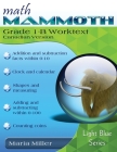 Math Mammoth Grade 1-B Worktext, International Version (Canada) (Light Blue) Cover Image
