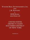 Warner Bros. Entertainment, Inc. & J. K. Rowling V. Rdr Books and 10 Does Cover Image
