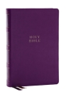 KJV Holy Bible: Compact Bible with 43,000 Center-Column Cross References, Purple Leathersoft (Red Letter, Comfort Print, King James Version) By Thomas Nelson Cover Image
