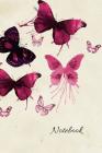 Notebook: Composition Notebook with Butterflies - College Ruled Notebook - Cute Notebooks for Girls Teens Kids School By Tranquil Prints Cover Image