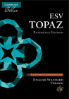ESV Topaz Reference Bible, Black Goatskin Leather  Cover Image