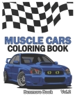 Muscle Cars: Coloring books, Classic Cars, Trucks, Planes Motorcycle and Bike (Dover History Coloring Book) (Volume 2) Cover Image