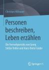 Personen Beschreiben, Leben Erzählen: Die Fernsehporträts Von Georg Stefan Troller Und Hans-Dieter Grabe Cover Image