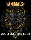 Animals Adult Coloring Book: Stressless Coloring Book Adult Coloring Book Stress Relief Adult Coloring Designs Stress Cover Image