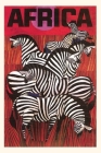 Vintage Journal Africa, Zebras Poster By Found Image Press (Producer) Cover Image