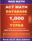 2018 ACT Math Database 2-2 D By John Su Cover Image