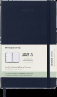 Moleskine 2023 Weekly Notebook Planner, 18M, Large, Sapphire Blue, Hard Cover (5 x 8.25) Cover Image