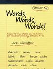 Words, Words, Words!: Ready-To-Use Games and Activities for Vocabulary Building, Grades 7-12 By Jack Umstatter Cover Image