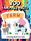 zoo animals facts Farm Coloring book for kids: Learn Fun Facts and coloring 54 illustrations of 27 farm animals English and Spanish. By Vana Lart Cover Image