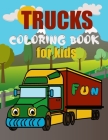 Truck Coloring Book For Kids: Colouring Book For Kids Ages 4-8 By Hoopla Press Cover Image