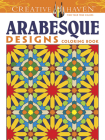 Creative Haven Arabesque Designs Coloring Book By Nick Crossling Cover Image