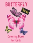 Butterfly Coloring Book For Girls: Coloring Book For Adults (Design Originals) Creative Haven Coloring Books (New) Colorful Creations Butterfly Mandal Cover Image