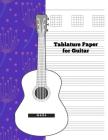 Tablature Paper for Guitar By Ritchie Media Planners Cover Image
