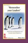 Remember Your Leaders: Principles and Priorities for Leaders from Hebrews 13 (Latimer Briefings) Cover Image